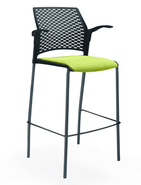 Стул барный Rewind ЦБ-00016931 Лимон/Черный (Лимон/Черный)