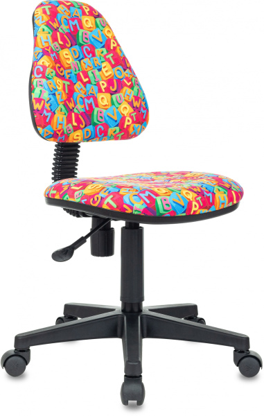 Кресло детское KD-4 мультиколор алфавит крестов. пластик (Мультиколор)