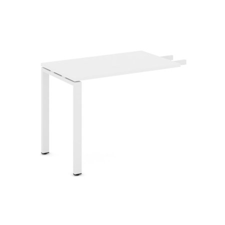 Брифинг-приставка SN-6P.BR-003 (980х600х750) (Белый/Металл Белый)