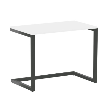 Компьютерный стол VR.SP-2-98 980x600x750 (Белый Бриллиант/Антрацит Металл)