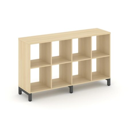 Каркас стеллажа 2 яруса SN.KS-240 (1488х400х881) (Акация Лорка/Металл Антрацит)