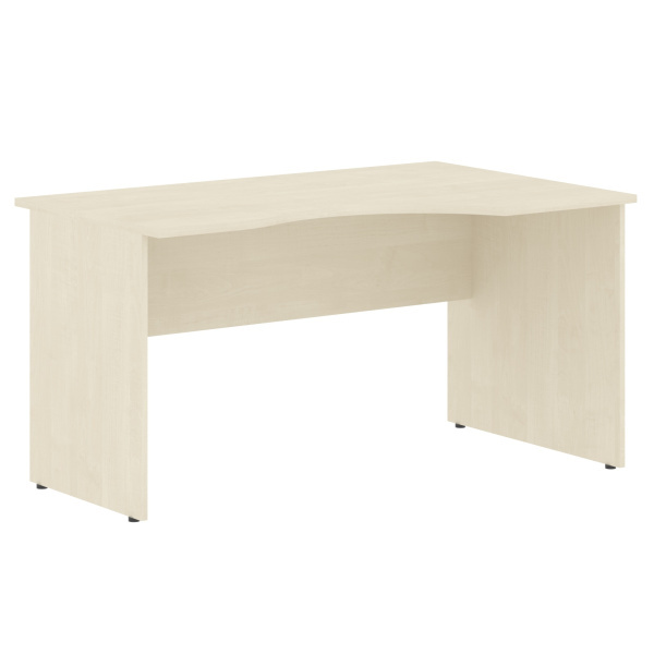 Стол криволинейный Имаго СА-2 Пр 1400x900x755 (Клен-металлик)