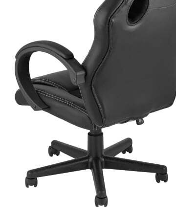Кресло игровое TopChairs Renegade черное (Геймерское кресло Renegade черный)