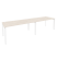 Рабочая станция на П-образном м/к Onix O.MP-RS-2.4.8 3160x800x750 (Тиквуд Темный/Белый Металл)