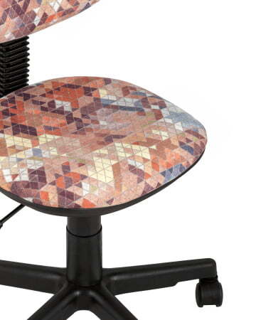 Кресло компьютерное детское УМКА абстракция оранжевый (Детское кресло компьютерное УМКА оранжевый)