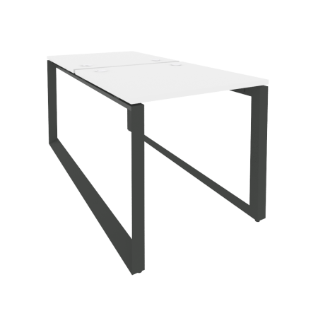 Рабочая станция на О-образном м/к Onix O.MO-D.RS-2.0.8 780x1635x750 (Белый Бриллиант/Черный металл)