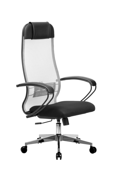 Кресло для руководителя Метта МЕТТА-11(MPRU)/подл.130/осн.004 (Светло-серый)