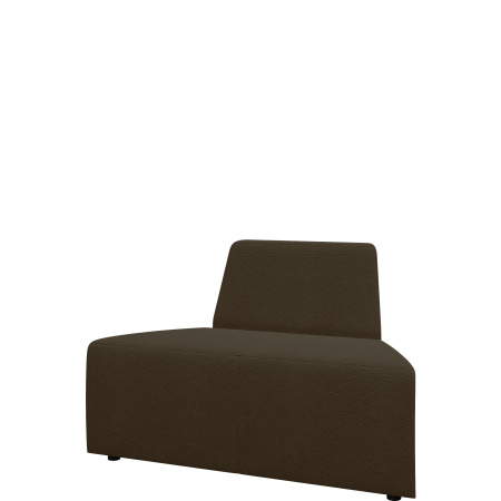 Диван Оригами. Модуль 1-местный внешний. (Модуль 1-местный внешний bravo_a_dark_brown)