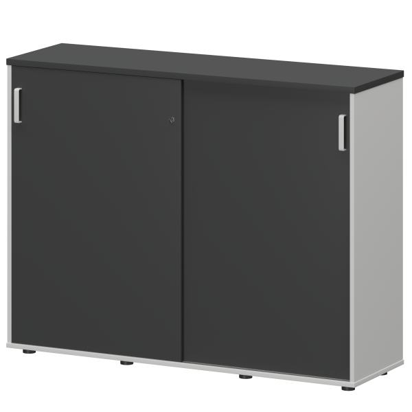 Тумба-купе Смарт СМТ-15.11К Тип2 1496x444x1175 (Белый/Графит)