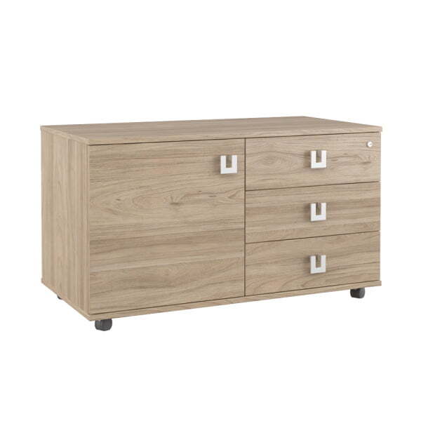 Приставка тумба в каби руководителя SOL297200 1100x550x630 (Вяз)