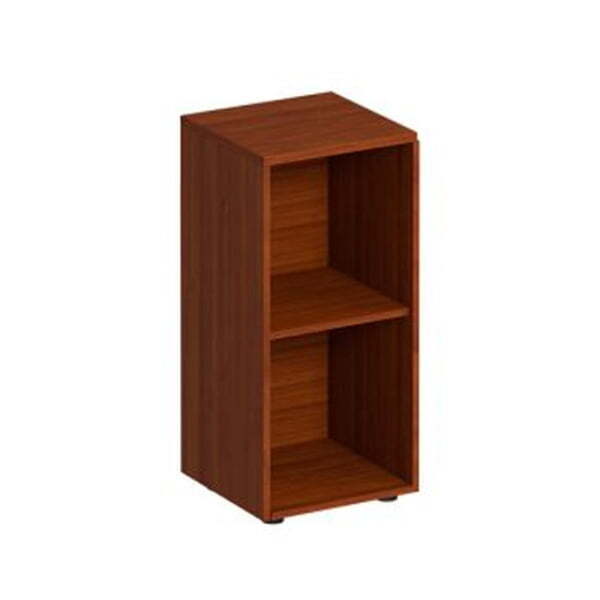 Стеллаж низкий узкий Комфорт МП2 К 422 400x380x840 (Французский орех)