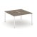 Рабочая станция 2-х сторонняя SN-4P.DRS-011 (980х1432х750) (Тиквуд Светлый/Металл Антрацит)