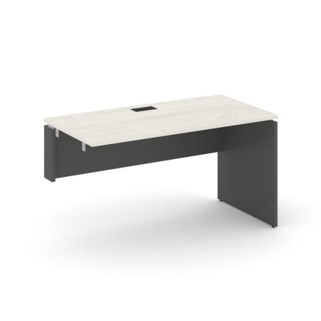 Стол-приставка к опорным элементам SN-D.OPRS-024(L) (1580х800х750) (Дуб Наварра/Антрацит)