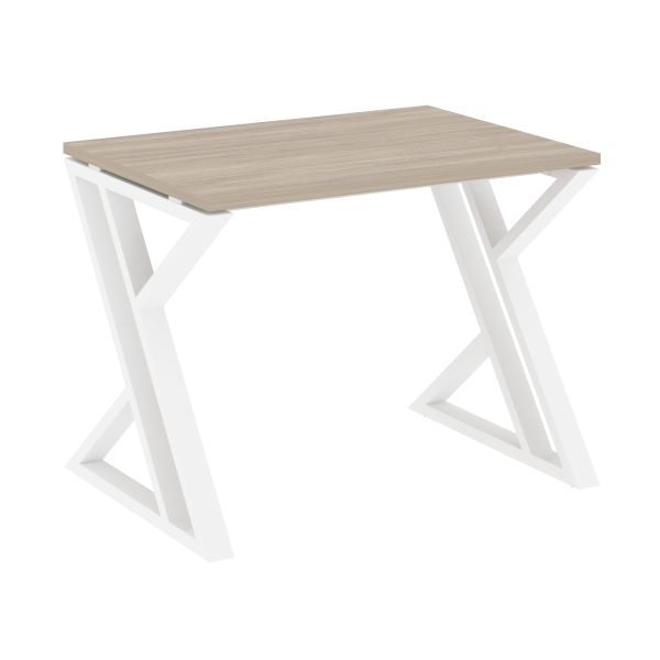 Стол рабочий VR.L-SRZ-1.7 980x720x750 (Дуб Аттик/Белый металл)