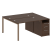 Рабочая станция с опорной тумбой Metal System Style БП.РС-СТП-2.2 1612x1475x750 (Дуб Наварра/Серый металл)