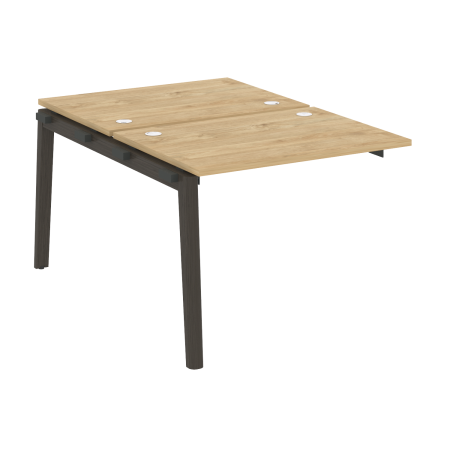 Наборный элемент рабочей станции на деревянных опорах Onix Wood OW.2.NRS-1.7 980x1475x750 (Тиквуд Светлый/Дуб Темный)