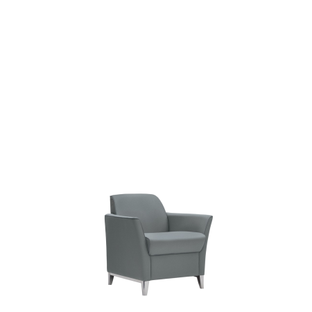 Кресло офисное Камино (М-26) (Серый/серебристый)