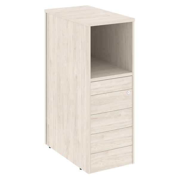 Тумба 5 ящиков TIP-ON завершающая, левая Onix O.R-TV-5TIPL 436x767x1185 (Денвер Светлый)