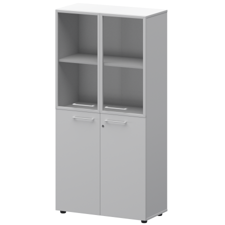 Шкаф высокий комб. Кортез СМШ48.28F.28RS(Б) 792x362x1595 (Белый)