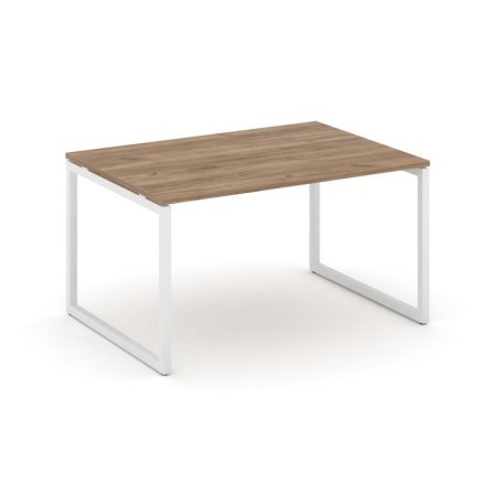 Стол переговорный SN-4O.SPRG-002.3 (1180х980х750) (Дуб Табак/Металл Белый)