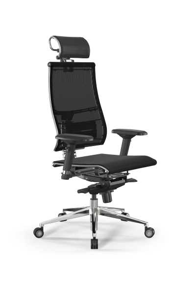 Кресло для руководителя Метта Y 3DE B2-5D - YM93 /Kc00/Nc00/D04P/H2cL-3D(M06.B35.G11.W04) (Черный)