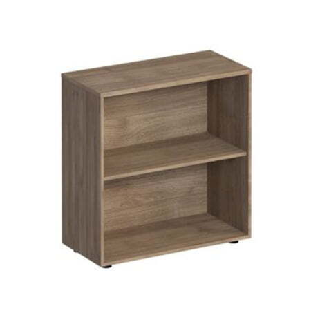 Стеллаж низкий широкий Комфорт МП2 К 423 800x380x840 (Дуб шамони темный)