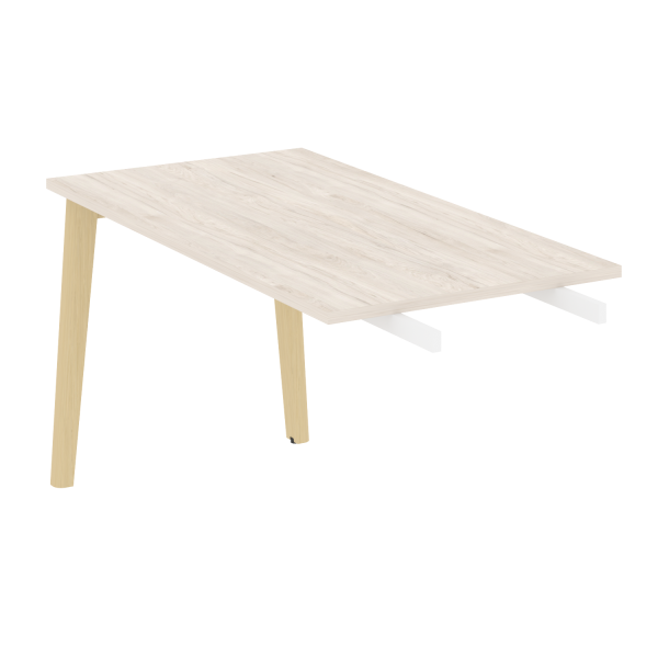 Брифинг-приставка на деревянных опорах Onix Wood Direct OW.BR-13 1180x720x750 (Денвер Светлый/Дуб Светлый)