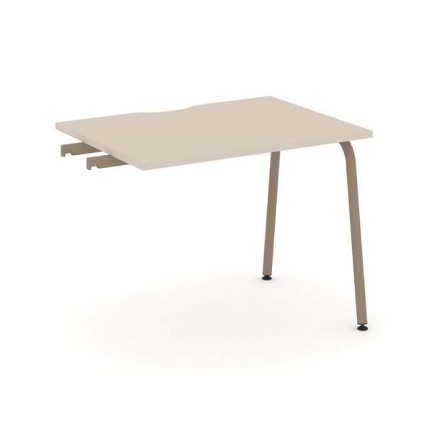 Стол приставка к опорным тумбам ES.SPR-1-VK (980х730х750) (Капучино/Металл Латте)