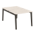 Рабочая станция на деревянных опорах Onix Wood OW.D.RS-2.1.8 980x1635x750 (Тиквуд Светлый/Дуб Темный)