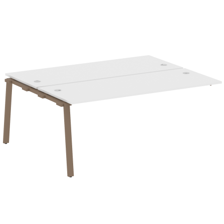 Проходной наборный элемент рабочей станции Metal System Style БА.ПРС-СП-2.5 1800x1475x750 (Белый/Мокко металл)