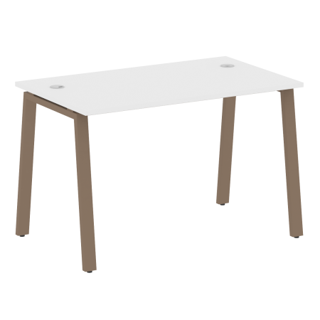 Стол письменный Metal System Style БА.СП-2 1200x720x750 (Белый/Мокко металл)