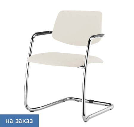 URBAN Кресло на полозьях хром (Бежевый)