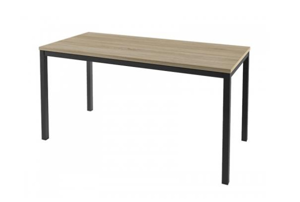 Стол на металлокаркасе одинарный Инновация IL-32 1500х700х750 (Дуб сономаАнтрацит)