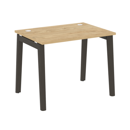 Стол рабочий на деревянных опорах Onix Wood OW.SP-1.7 980x720x750 (Тиквуд Светлый/Дуб Темный)