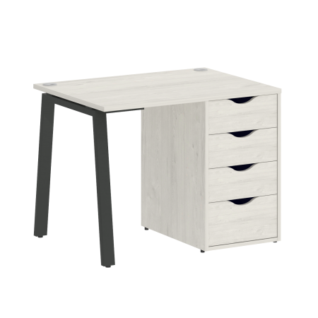 Стол письменный VR.SP-3-98.4.A 980x720x750 (Дуб Наварра/Антрацит Металл)