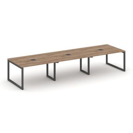 Стол переговорный SN-5O.SPRG-053 (4410х1180х750) (Дуб Табак/Металл Антрацит)