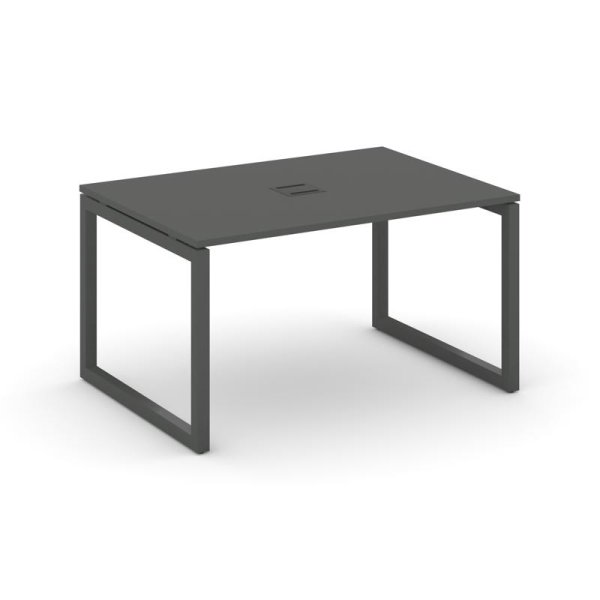 Стол переговорный SN-5O.SPRG-001 (980х980х750) (Антрацит/Металл Антрацит)