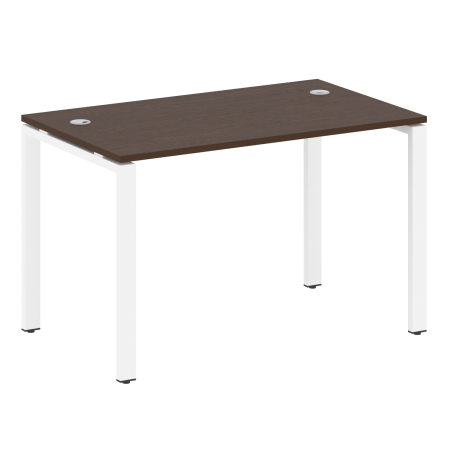Стол письменный Metal System Style БП.СП-2 1200x720x750 (Венге Цаво/Белый металл)
