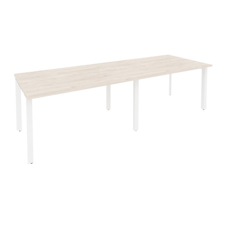 Стол переговорный Onix O.MP-PRG-2.3 2760x980x750 (Денвер Светлый/Белый Металл)