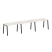 Рабочая станция на 3 рабочих места на А-образном м/к Metal System Style БА.СМ-3.2 3600x720x750 (Дуб наварра/Серый металл)
