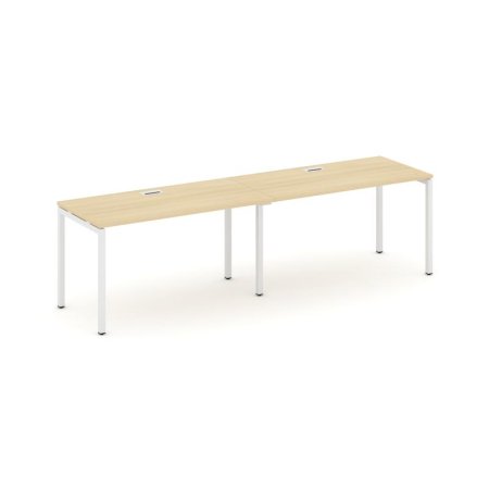 Рабочая станция 1 сторонняя SN-4P.ORS-012 (2360х700х750) (Акация Лорка/Металл Белый)