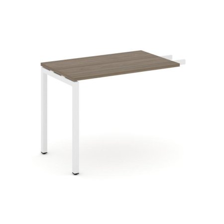 Брифинг-приставка SN-4P.BR-003 (980х600х750) (Вяз Благородный/Металл Белый)