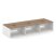 Рабочая станция 2-х сторонняя SN-D.DRS-062 (3540х1232х750) (Тиквуд Светлый/Антрацит)