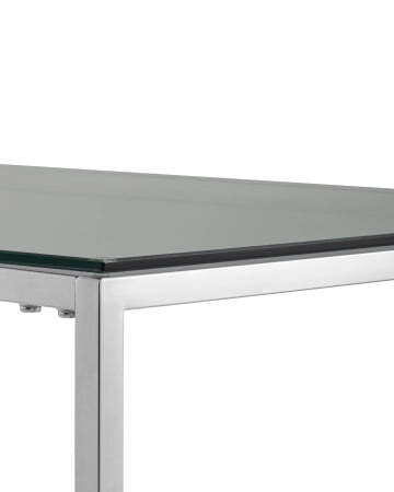 Журнальный стол 120*60 ТАУН серебро (Журнальный стол Таун серебристый)