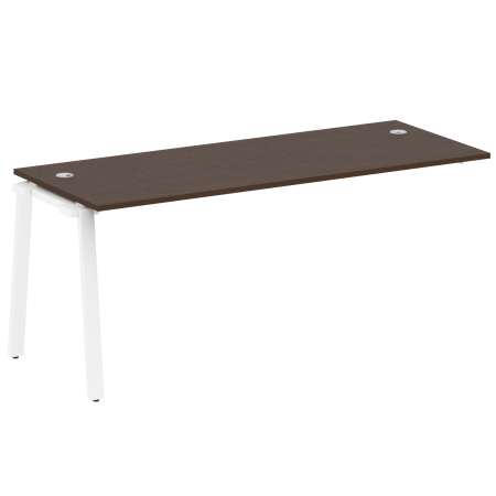 Проходной наборный элемент рабочей станции Metal System Style БА.ПРС-СП-1.5 1800x720x750 (Венге Цаво/Белый металл)