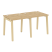 Рабочая станция на деревянных опорах Onix Wood OW.RS-2.0.8 1560x800x750 (Тиквуд Светлый/Дуб Темный)