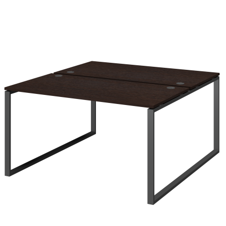 Бенч двойной на 2 рабочих места Арго-М АМБ.О-002.60 1200x1236x760 (Дуб венге/Антрацит)