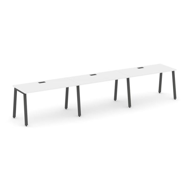 Рабочая станция 1 сторонняя SN-6A.ORS-031 (2940х600х750) (Белый/Металл Антрацит)