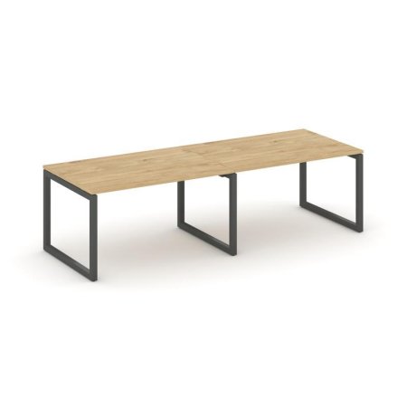 Стол переговорный SN-5O.SPRG-012.3 (2360х980х750) (Тиквуд Светлый/Металл Антрацит)