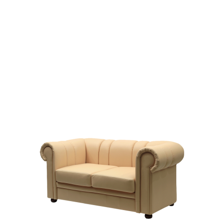 Диван офисный Ванкувер (С-500С) 2-х местный с подлокотниками (Бежевый)